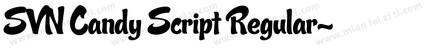 SVN Candy Script Regular字体转换